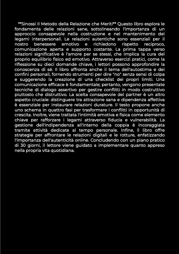 Il Metodo della Relazione che Meriti